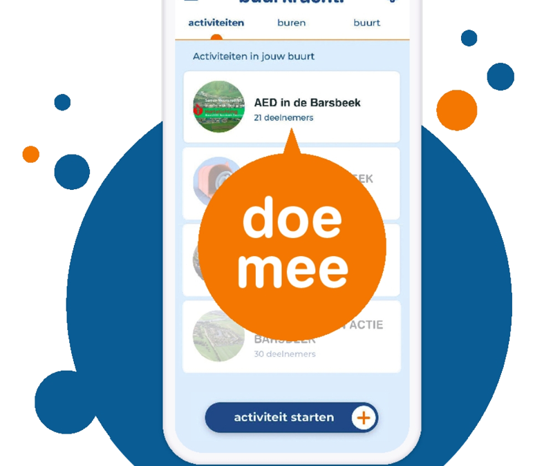 AED in je buurt? Zo maak je flink wat reclame voor je buurtidee