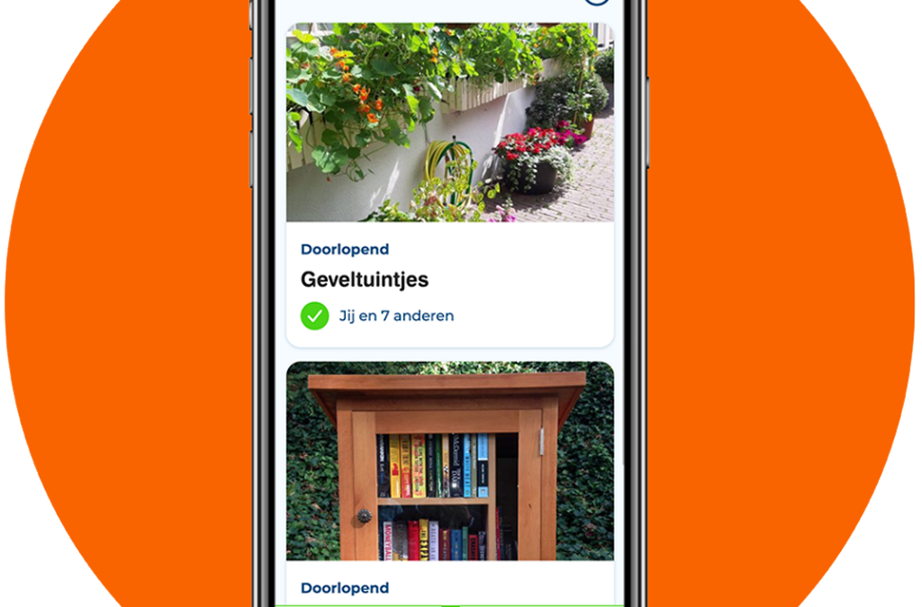 Je komt de leukste buurtacties tegen in de buurkracht app